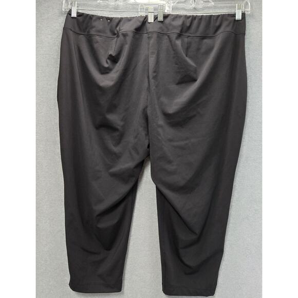 LIVI For Lane Bryant Black Ankle Trouser Pant Size 26/28 - Picture 2 of 3